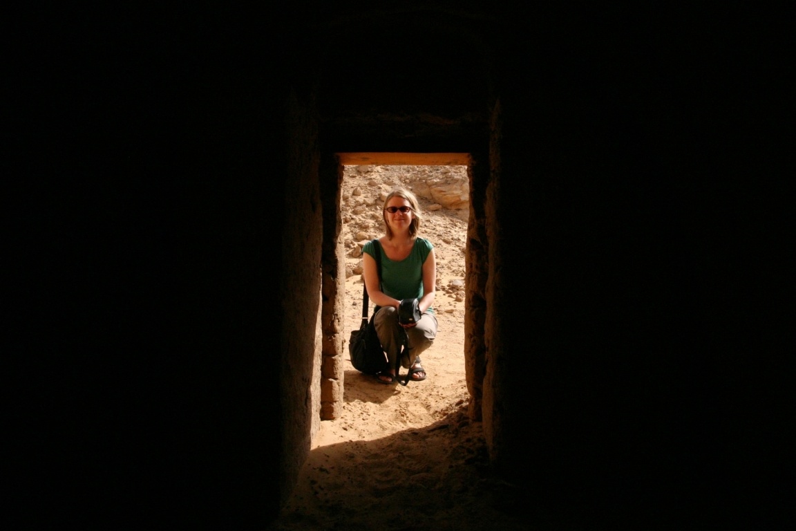 Debbie, Al Bagawat Temple, Al Kharga Oasis